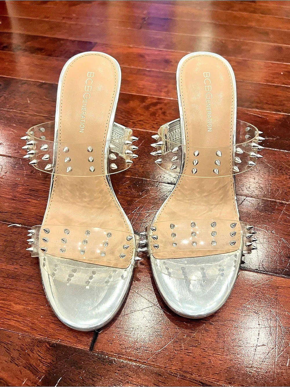 Sergio Rossi Studded Metallic High Heels EU 36.5